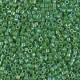 Miyuki delica Perlen 10/0 - Opaque green ab DBM-163